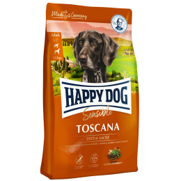 Happy Dog Toscana - losos & kachna 12,5 kg Happy Dog Toscana - losos & kachna 12,5 kg