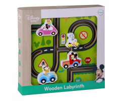 Disney Dřevěný motorický labyrint Mickeyho svět
