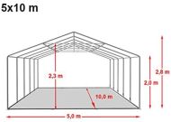 Párty stan Economy Light 5 x 10 m bílá