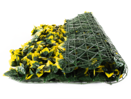Umělý živý plot Hawaj Blýskalka Photinia žlutá Stěna 100 x 100 cm