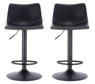 2x Barová židle Hawaj CL-845 černá