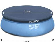 Krycí plachta Intex 396 cm | pro bazény Easy Set