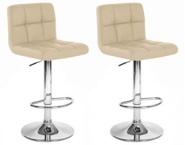 2x Barová židle Hawaj CL-3232-1 krémová