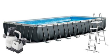Bazén Intex Ultra XTR Frame 9,75 x 4,88 x 1,32 m | kompletset s pískovou filtrací se solinátorem