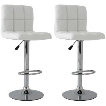2x Barová židle Hawaj CL-3232-1 bílá