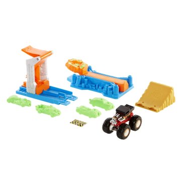 Hot Wheels Monster Trucks Startuj a Tref se Herní Set