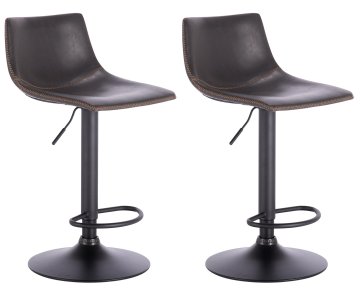 2x Barová židle Hawaj CL-845 tmavě šedá