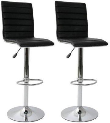 2x Barová židle Hawaj CL-3233 černá