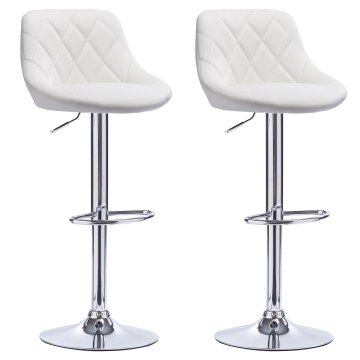 2x Barová židle Hawaj CL-3235 bílá