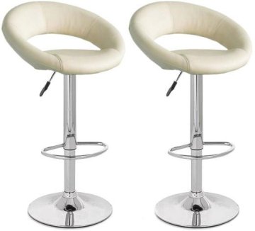 2x Barová židle Hawaj CL-3230 krémová