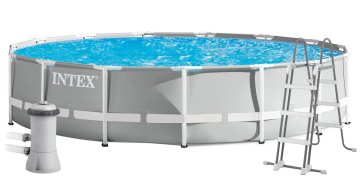 Bazén Intex Prism Frame 4,57 x 1,07 m kompletset s kartušovou filtrací