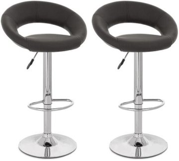 2x Barová židle Hawaj CL-3230 černá