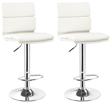 2x Barová židle Hawaj CL-7006-2 bílá