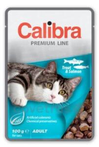 Calibra Cat kapsa Premium Adult Trout & Salmon 100g Calibra Cat kapsa Premium Adult Trout & Salmon 100g