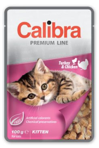 Calibra Cat kapsa Premium Kitten Turkey & Chicken 100 g Calibra Cat kapsa Premium Kitten Turkey & Chicken 100 g