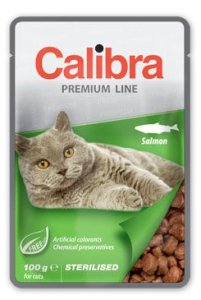 Calibra Cat kapsa Premium Sterilised Liver 100 g