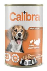 Calibra Dog konzerva kruti kureci testoviny v zele 1240 g Calibra Dog konzerva kruti kureci testoviny v zele 1240 g