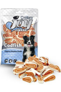 Calibra Joy Dog Classic Cod & Chicken Sushi 80 g NEW Calibra Joy Dog Classic Cod & Chicken Sushi 80 g NEW