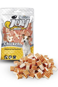 Calibra Joy Dog Mini Chicken & Cod Sandwich 70 g NEW Calibra Joy Dog Mini Chicken & Cod Sandwich 70 g NEW