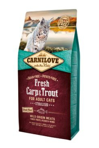 Carnilove Cat Fresh Carp & Trout Sterilised Adult 6 kg Carnilove Cat Fresh Carp & Trout Sterilised Adult 6 kg