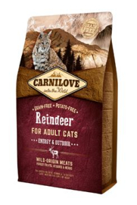 Carnilove Cat Reindeer for Adult Energy & Outdoor 2 kg Carnilove Cat Reindeer for Adult Energy & Outdoor 2 kg