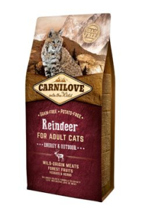 Carnilove Cat Reindeer for Adult Energy & Outdoor 6 kg Carnilove Cat Reindeer for Adult Energy & Outdoor 6 kg