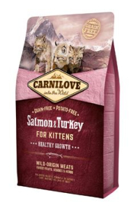 Carnilove Cat Salmon & Turkey for Kittens Healthy Growth 2 kg Carnilove Cat Salmon & Turkey for Kittens Healthy Growth 2 kg
