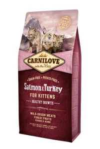Carnilove Cat Salmon & Turkey for Kittens Healthy Growth 6 kg