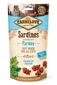 Carnilove Cat Semi Moist Snack Sardine & Parsley 50 g Carnilove Cat Semi Moist Snack Sardine & Parsley 50 g