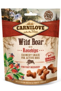 Carnilove Dog Crunchy Snack Wild Boar & Rosehips 200 g