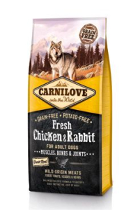 Carnilove Dog Fresh Chicken & Rabbit for Adult 12 kg Carnilove Dog Fresh Chicken & Rabbit for Adult 12 kg