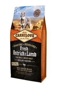 Carnilove Dog Fresh Ostrich & Lamb for Small Breed 6 kg Carnilove Dog Fresh Ostrich & Lamb for Small Breed 6 kg