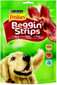 Friskies Snack Dog - Beggin Strips slanina 120 g