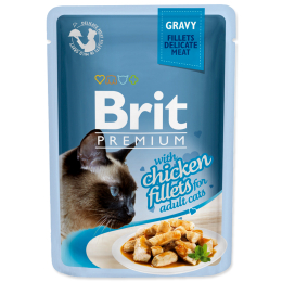 Kapsička Brit Premium Cat Delicate Fillets in Gravy with Chicken 85 g