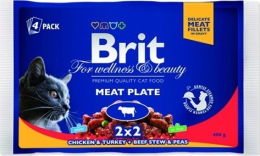Kapsičky Brit Premium Cat Meat Plate 400 g Kapsičky Brit Premium Cat Meat Plate 400 g