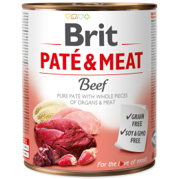 Konzerva Brit Paté & Meat Beef 800 g Konzerva Brit Paté & Meat Beef 800 g