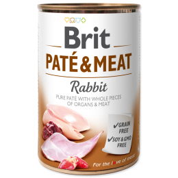 Konzerva Brit Paté & Meat Rabbit 400 g Konzerva Brit Paté & Meat Rabbit 400 g