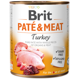 Konzerva Brit Paté & Meat Turkey 800 g