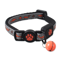 Obojek Active Cat Reflective oranžový XS Obojek Active Cat Reflective oranžový XS