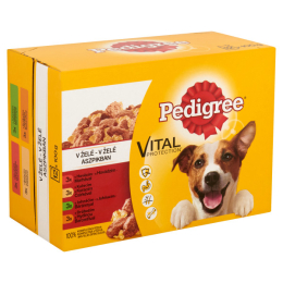 Pedigree kapsa Adult masový výběr v želé 12 x 100 g Pedigree kapsa Adult masový výběr v želé 12 x 100 g