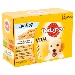 Pedigree kapsa Junior masový výběr, rýže v želé 12 x 100 g Pedigree kapsa Junior masový výběr, rýže v želé 12 x 100 g