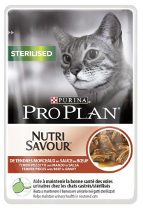 Purina Pro Plan Cat kapsička Sterilised Beef 85 g