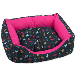 Sofa Dog Fantasy origami pes mix černo-růžové 53 cm 1 ks Sofa Dog Fantasy origami pes mix černo-růžové 53 cm 1 ks