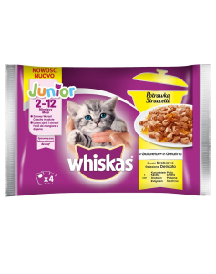 Whiskas kapsa Casserole Junior drůbeží v želé 4 x 85 g Whiskas kapsa Casserole Junior drůbeží v želé 4 x 85 g