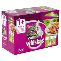 Whiskas kapsa Casserole mix v želé výběr 12 x 85 g Whiskas kapsa Casserole mix v želé výběr 12 x 85 g