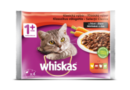 Whiskas kapsa Klasický výběr se zeleninou 4 x 100 g Whiskas kapsa Klasický výběr se zeleninou 4 x 100 g