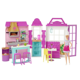 Barbie Restaurace s panenkou herní set Barbie Restaurace s panenkou herní set
