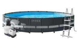 Bazén Intex Ultra Frame 6,10 x 1,22 m kompletset s pískovou filtrací Bazén Intex Ultra Frame 6,10 x 1,22 m kompletset s pískovou filtrací