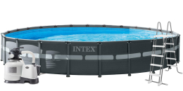 Bazén Intex Ultra Frame 6,10 x 1,22 m kompletset s pískovou filtrací Bazén Intex Ultra Frame 6,10 x 1,22 m kompletset s pískovou filtrací