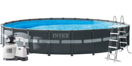 Bazén Intex Ultra Frame 6,10 x 1,22 m kompletset s pískovou filtrací 